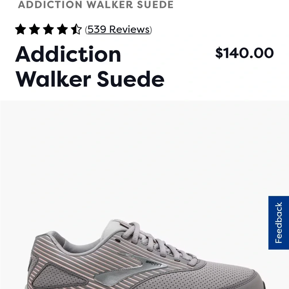 Brook’s Addiction Walker Suede Sneakers
Women’s Size 9 Wide - Picture 8 of 10